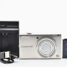 ニコン Nikon COOLPIX S6200 シルバー クールピクス コンパクトデジタルカメラ [美品] #2832052A ニコン