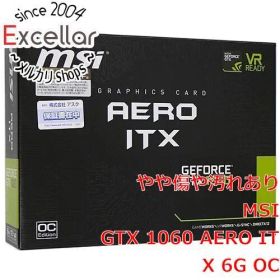[bn:15] MSI製グラボ GTX 1060 AERO ITX 6G OC PCIExp 6GB 元箱あり
