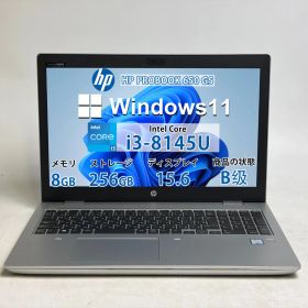 【良品】【7 日保証付き】HP PROBOOK 650 G5/Intel Core i3-8145U/8GB /SSD256GB /Windows /Office付き N2860_454