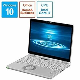 【中古】「非常に良い」パナソニック ノートパソコン(LTE対応) Let''s note シルバー CF-QV8GFRQR(ノートPC)