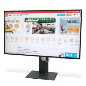 【中古/2020年製】DELL 液晶ディスプレイ U2719D 27インチ WQHD ブラック 27インチ表示 IPSパネル 高さ調整可 中古オフィス家具 EG21148