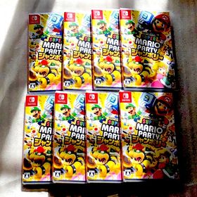 Switch スーパー マリオパーティ ジャンボリー シュリンク付き 8枚セット(家庭用ゲームソフト)
