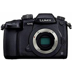 【中古】「非常に良い」パナソニック ミラーレス一眼カメラ ルミックス GH5 ボディ ブラック DC-GH5-K(ミラーレス一眼)