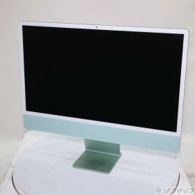 ソフマップ 〔中古品〕 iMac 24-inch Mid-2021 MJV83J／A Apple M1 8コアCPU_7コアGPU 8GB SSD256GB グリーン 〔26.3 Tahoe〕【348】