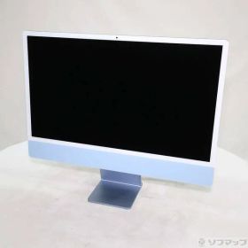 ソフマップ 〔中古品〕 iMac 24-inch Mid-2021 MGPK3J／A Apple M1 8コアCPU_8コアGPU 8GB SSD256GB ブルー 〔15.7 Sequoia〕【258】