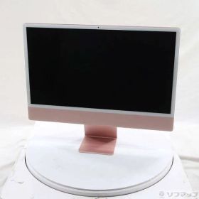 ソフマップ 〔中古品〕 iMac 24-inch Mid-2021 MGPM3J／A Apple M1 8コアCPU_8コアGPU 8GB SSD256GB ピンク 〔26.3 Tahoe〕【258】