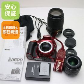 ニコン(Nikon)のD5500 ダブルズームキット レッド M111(デジタル一眼)
