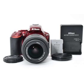 【動作好調】 Nikon ニコン D5500 レッド デジタル一眼レフカメラ(デジタル一眼)