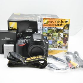 シャッター回数『5252』Nikon デジタル一眼レフカメラ D5500 ボディー ブラック(デジタル一眼)