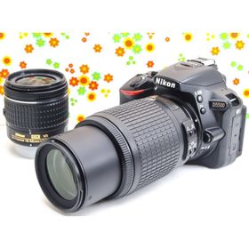 ニコン(Nikon)のNikon D5500☆Wi-Fi内蔵☆高性能一眼レフ☆自撮り可能☆ダブルレンズ(デジタル一眼)