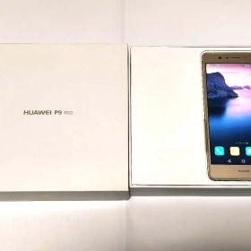 HUAWEI P9 lite ゴールド SIMフリー 初期化 消毒済 付属品有
