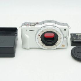 良品 Panasonic パナソニック LUMIX DMC-GF3 ボディ ミラーレス一眼カメラ シェルホワイト 260205af