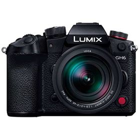 【中古】パナソニック(Panasonic) ミラーレス一眼カメラ ルミックス GH6L レンズキット 標準ズームレンズ付属 ブラック DC-GH6L(ミラーレス一眼)