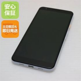 超美品 Google Pixel 3a クリアリーホワイト スマホ 本体 白ロム 土日祝発送OK 05000