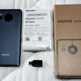 AQUOS sense8 SH-M26 SIMフリー コバルトブラック