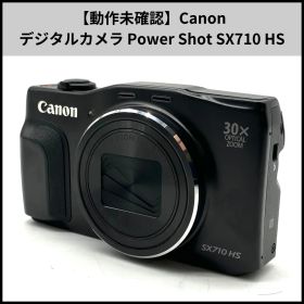 HDN466【動作未確認】Canon コンパクトデジタルカメラ Power Shot SX710 HS ブラック