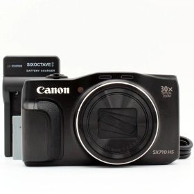 【新品級】CANON PowerShot SX710 HS ブラック#8522