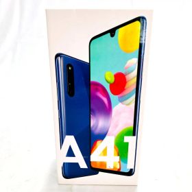 Galaxy A41 SCV48 ブルー スマホ 本体 ギャラクシー t3