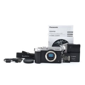 パナソニック(Panasonic)の美品 LUMIX DMC-GX8 シルバー 充電器付き ARYM5922(ミラーレス一眼)
