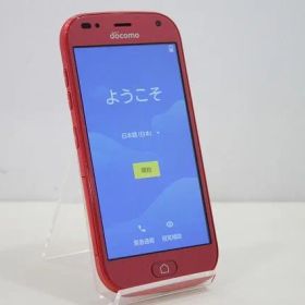 スマートフォン 本体 らくらくスマートフォン F-42A FCNT docomo SIMロック解除済み SIMフリー 残債なし 32GB レッド