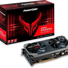 【中古】グラフィックボード グラフィックボード PowerColor Red Devil AMD Radeon RX 6600 XT 8GB GDDR6 [AXRX 6600XT 8GBD6-3DHE/OC]