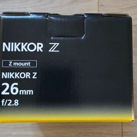 【新品】NIKKOR Z 26mm f/2.8 レンズ