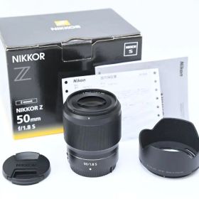 新品級 極美品 NIKKOR Z 50mm f/1.8 S Zマウント