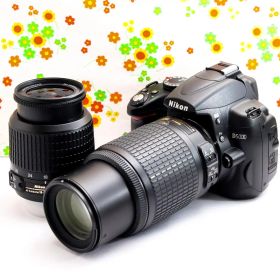 ニコン Nikon D5000☆ダブルレンズセット☆スマホに転送！☆初心者の方に