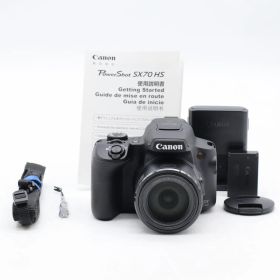 Canon PowerShot SX70 HS コンパクトデジタルカメラ 光学65倍ズーム 約2030万画素 Wi-Fi EVF搭載 旅行・野鳥撮影に最適【中古】