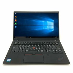 【質量わずか1.13kg】 【薄さ15.95mm】 Lenovo ThinkPad X1 Carbon（2018モデル） 第8世代 Core i5 8250U 8GB SSD120GB Windows10 64bit WPSOffice 14インチ フルHD カメラ 無線LAN 中古パソコン ノートパソコン PC モバイルノート Notebook 【中古】(ノートPC)
