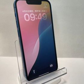 バッテリー100％iPhone13 mini 128GB ブルー 自然故障1ヶ月保証 SIMフリー