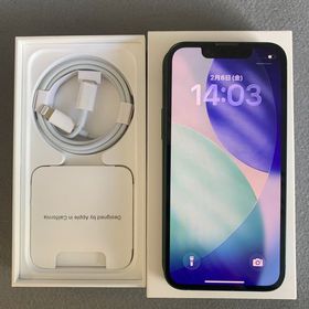 美品 国内版 SIMフリー iPhone13 mini 256GB グリーン色