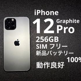 Apple iPhone12Proグラファイト256GB 新品バッテリー動作良好