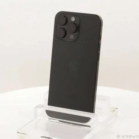 ソフマップ 〔中古品〕 iPhone16 Pro Max 1TB ブラックチタニウム MYWQ3J／A SIMフリー【297】