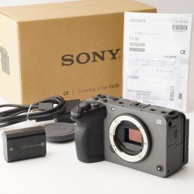 美品 ソニー Sony プロフェッショナル カムコーダー FX30 ILME-FX30B ボディ