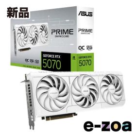 ASUS エイスース PRIME GeForce RTX 5070 White OC Edition 12GB GDDR7 PRIME-RTX5070-O12G-WHITE (2653854)