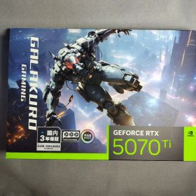 【動作確認済】玄人志向 GARAKURO GeForce RTX 5070Ti