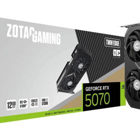 【新品・5営業日で発送】Synology ZOTAC GAMING GeForce RTX 5070 Twin Edge OC 12GB GDDR7 (RTX5070TWOC12G／ZT-B50700H-10P)