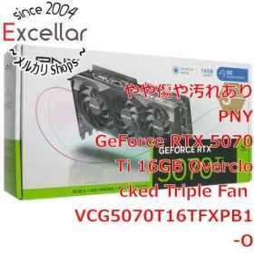 [bn:12] PNY GeForce RTX 5070 Ti 16GB Overclocked Triple Fan VCG5070T16TFXPB1-O PCIExp 16GB 元箱あり