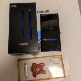Galaxy Note10+ au 本体と無線充電器と付属品