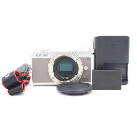 ■美品■ CANON ミラーレス一眼カメラ EOS M100 ボディー(グレー) EOSM100GY-BODY ♯11715