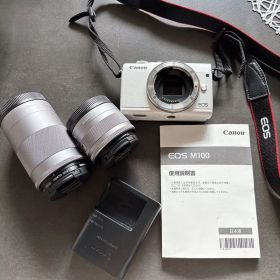 【値段交渉大歓迎】Canon キャノン EOS M100 望遠レンズ付きセット