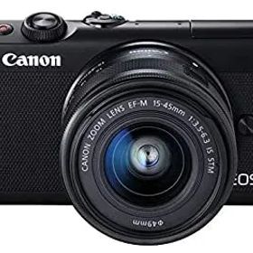 【中古】 Canon キャノン ミラーレス一眼カメラ EOS M100 EF-M15-45 IS STM レンズキット (ブラック) EOSM100BK1545ISSTMLK
