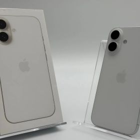 【箱付き中古A】iPhone 16 128GB ホワイト バッテリー【89%】 SIMフリー 白ロム