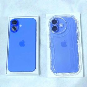 美品★iPhone16 128GB SIMフリー ウルトラマリン