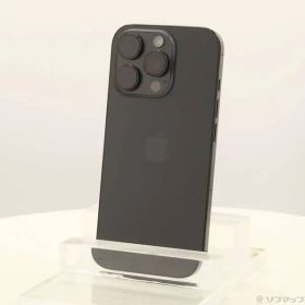 ソフマップ 〔中古品〕 iPhone16 Pro 128GB ブラックチタニウム MYMV3J／A SIMフリー【251】