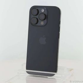 ソフマップ 〔中古品〕 iPhone16 Pro 256GB ブラックチタニウム MYN03J／A SIMフリー【368】