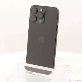ソフマップ 〔中古品〕 iPhone16 Pro Max 256GB ブラックチタニウム MYWG3J／A SIMフリー【198】