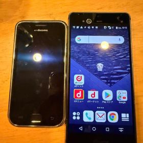 ARROWS F-01J動作確認済み 液晶漏れあり サムスンスマホジャンク品