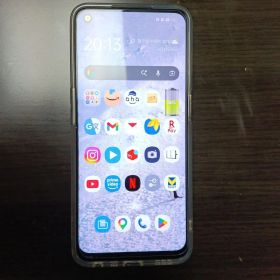 OPPO A54 5G SIM フリー シルバーブラック クレア- カバー付き